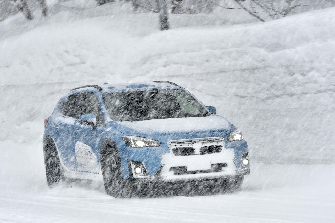 雪の山形でスバルａｗｄの安心 快適性を実感 フォレスターとｘｖの雪上公道試乗会