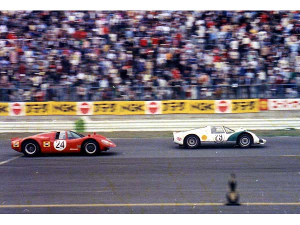 ☆1/43☆ポルシェ 906☆生沢徹☆1967 日本GP優勝☆エブロ☆カレラ6