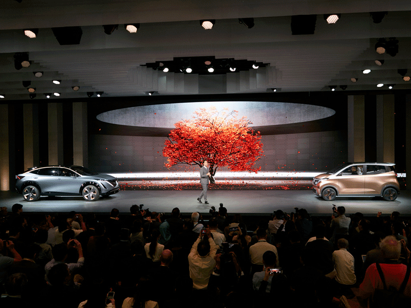 日産、東京モーターショーでEVコンセプトカー「ニッサン アリア