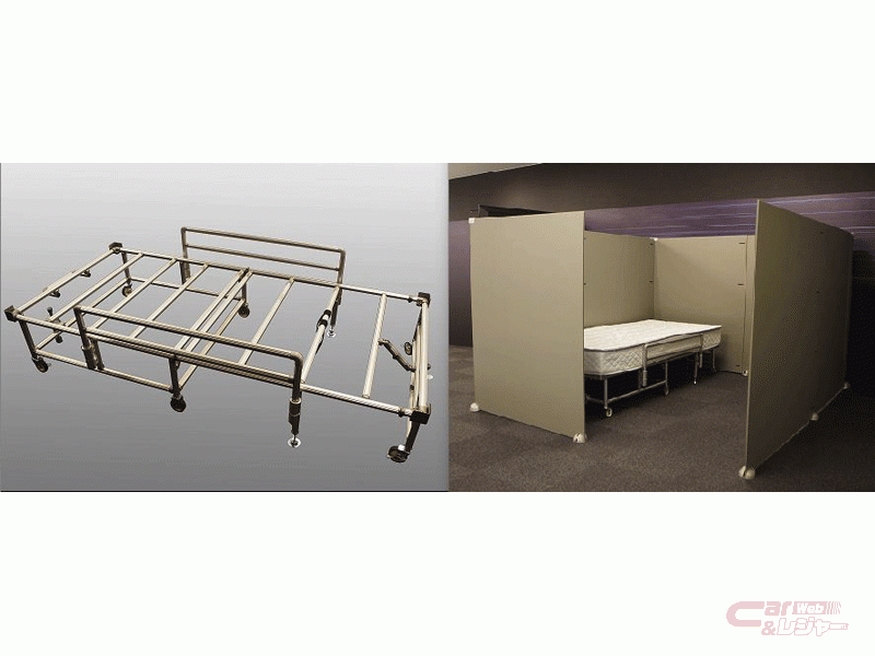 アイシン精機 新型コロナウイルス感染拡大に対し医療現場向けの簡易ベッド台 簡易間仕切り壁を生産