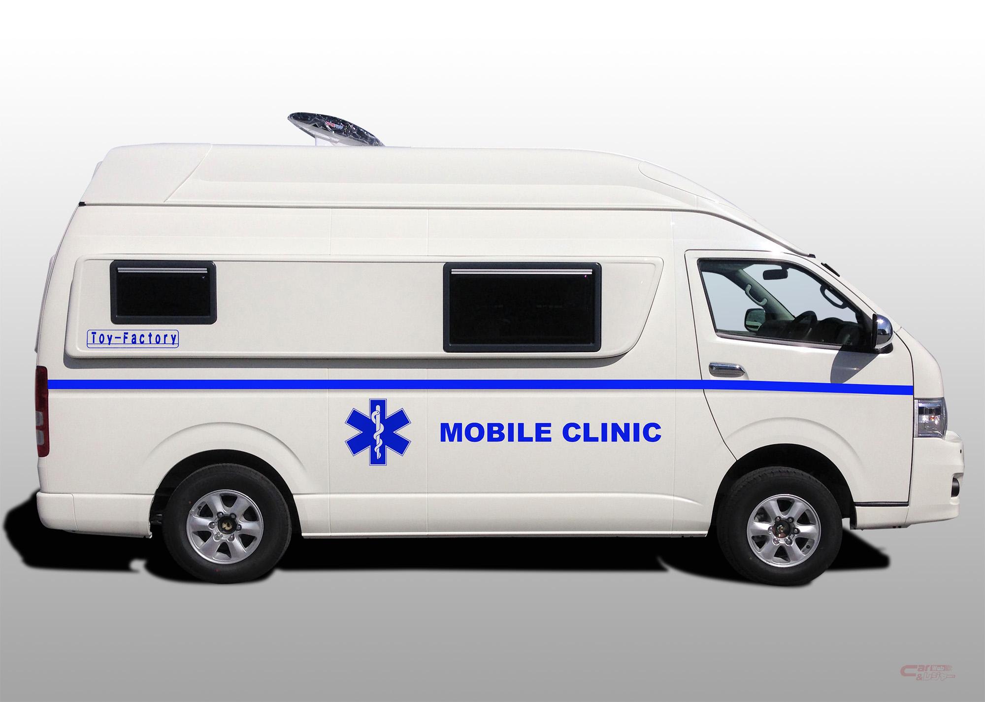 トイファクトリーインターナショナル 新型コロナウイルス感染に適応する遠隔医療車を発表 トイファクトリーインターナショナル 新型コロナウイルス感染に適応する遠隔医療車を発表