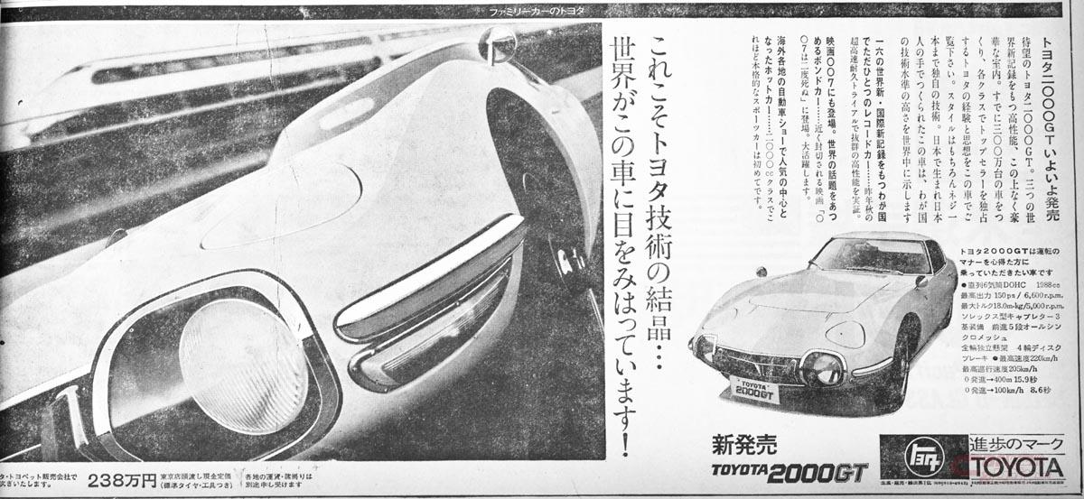 トヨタ00gt発売 本格派スポーツカー流行の気配 アーカイブ