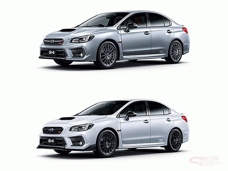 スバル Wrx S4 の一部変更を実施し8月日に発売