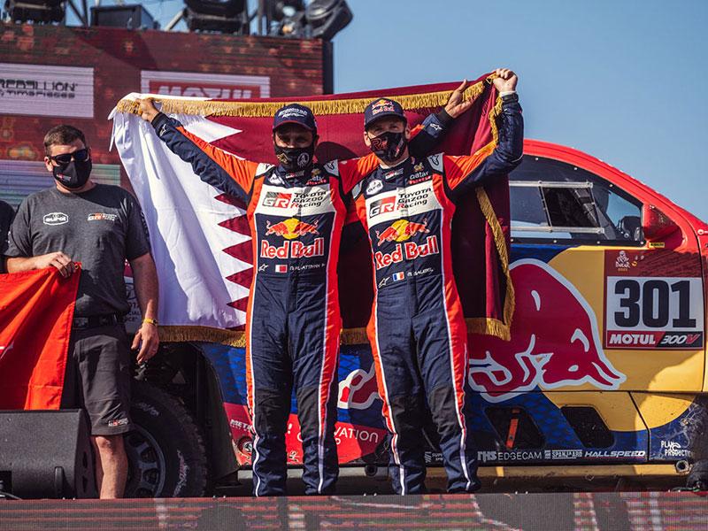 トヨタ ダカールラリー21でナッサー アル アティヤ マシュー ボーメル組が総合2位 ハイラックス3台が完走