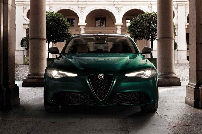アルファ ロメオ 限定車 ジュリエッタ 2 0ターボ ヴェローチェ ヴィスコンティ エディション を発売 グリーンの専用ボディカラー 専用エクステリアパーツ 上質 をテーマとしたインテリア