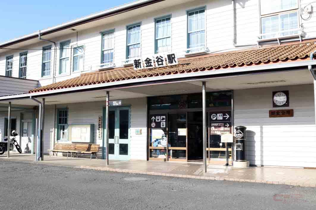 大井川鐡道のSLの発着駅、新金谷駅