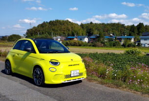 アバルト500eの外観